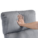  Manufacturer Color_Grey -- Homelegance Traverse Swivel Glider Fabric Recliner IMAGE 12