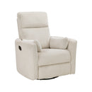  Manufacturer Color_Beige -- Traverse 8555BE-1SW Swivel Glider Reclining Chair IMAGE 2