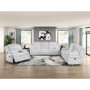  Manufacturer Color_Grey -- Homelegance Goodland Reclining Fabric Loveseat with Console IMAGE 9