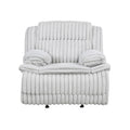  Manufacturer Color_Grey -- Homelegance Goodland Glider Fabric Recliner IMAGE 1
