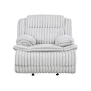  Manufacturer Color_Grey -- Homelegance Goodland Glider Fabric Recliner IMAGE 1