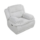  Manufacturer Color_Grey -- Homelegance Goodland Glider Fabric Recliner IMAGE 3
