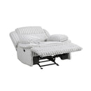  Manufacturer Color_Grey -- Homelegance Goodland Glider Fabric Recliner IMAGE 8