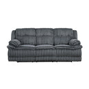  Manufacturer Color_Dark Grey -- Goodland 9577DG-3 Double Reclining Sofa IMAGE 1