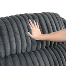  Manufacturer Color_Dark Grey -- Goodland 9577DG-3 Double Reclining Sofa IMAGE 5