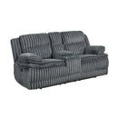  Manufacturer Color_Dark grey -- Goodland 9577DG-2 Double Reclining Love Seat with Center Console IMAGE 2