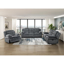  Manufacturer Color_Dark grey -- Goodland 9577DG-2 Double Reclining Love Seat with Center Console IMAGE 9