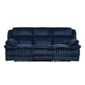  Manufacturer Color_Blue -- Goodland 9577BU-3 Double Reclining Sofa IMAGE 1