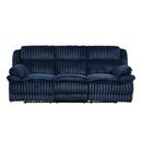  Manufacturer Color_Blue -- Goodland 9577BU-3 Double Reclining Sofa IMAGE 1