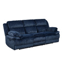  Manufacturer Color_Blue -- Goodland 9577BU-3 Double Reclining Sofa IMAGE 2