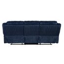  Manufacturer Color_Blue -- Goodland 9577BU-3 Double Reclining Sofa IMAGE 3