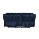  Manufacturer Color_Blue -- Goodland 9577BU-2 Double Reclining Love Seat with Center Console IMAGE 3