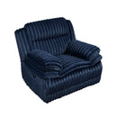  Manufacturer Color_Blue -- Goodland 9577BU-1 Glider Reclining Chair IMAGE 3