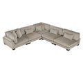  Manufacturer Color_Taupe -- Traverse 8555GB*5SC 5 pc Modular Sectional IMAGE 1
