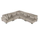  Manufacturer Color_Taupe -- Traverse 8555GB*5SC 5 pc Modular Sectional IMAGE 1
