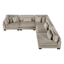  Manufacturer Color_Taupe -- Traverse 8555GB*5SC 5 pc Modular Sectional IMAGE 3