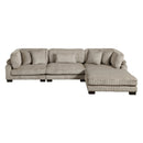  Manufacturer Color_Taupe -- Traverse 8555GB*4OT 4 pc Modular Sectional with Ottoman IMAGE 4