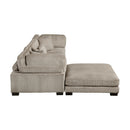  Manufacturer Color_Taupe -- Traverse 8555GB*4OT 4 pc Modular Sectional with Ottoman IMAGE 5
