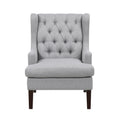  Manufacturer Color_Grey -- Homelegance Quent Stationary Fabric Accent Chair IMAGE 1