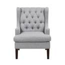  Manufacturer Color_Grey -- Homelegance Quent Stationary Fabric Accent Chair IMAGE 1