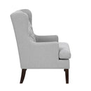  Manufacturer Color_Grey -- Homelegance Quent Stationary Fabric Accent Chair IMAGE 3
