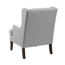  Manufacturer Color_Grey -- Homelegance Quent Stationary Fabric Accent Chair IMAGE 4