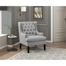  Manufacturer Color_Grey -- Homelegance Quent Stationary Fabric Accent Chair IMAGE 9
