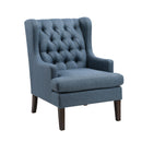 Manufacturer Color_Blue -- Quent 1006BUE-1 Accent Chair IMAGE 2