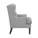  Manufacturer Color_Grey -- Homelegance Myles Stationary Fabric Accent Chair IMAGE 3