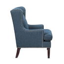  Manufacturer Color_Blue -- Myles 1005BUE-1 Accent Chair IMAGE 3