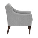  Manufacturer Color_Grey -- Homelegance Knox Stationary Fabric Accent Chair IMAGE 3