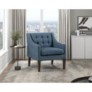  Manufacturer Color_Blue -- Knox 1004BUE-1 Accent Chair IMAGE 9