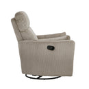  Manufacturer Color_Taupe -- Traverse 8555GB-1SW Swivel Glider Reclining Chair IMAGE 4
