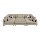  Manufacturer Color_Brown -- Homelegance Tinley Fabric 6 pc Sectional IMAGE 6