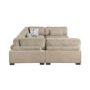 Manufacturer Color_Brown -- Homelegance Tinley Fabric 6 pc Sectional IMAGE 7