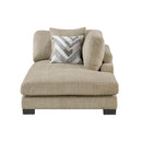  Manufacturer Color_Brown -- Homelegance Tinley Fabric 4 pc Sectional IMAGE 12
