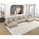  Manufacturer Color_Brown -- Homelegance Tinley Fabric 4 pc Sectional IMAGE 18