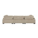  Manufacturer Color_Brown -- Homelegance Tinley Stationary Fabric Sofa IMAGE 3