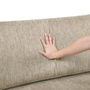  Manufacturer Color_Brown -- Homelegance Tinley Stationary Fabric Loveseat IMAGE 11