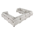  Manufacturer Color_Beige -- Tinley 9555BEG*84CR4AC 8 pc Modular Sectional IMAGE 4