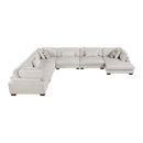  Manufacturer Color_Beige -- Tinley 9555BEG*62CR3ACVC 6 pc Modular Sectional with Chaise IMAGE 3