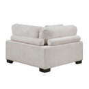  Manufacturer Color_Beige -- Tinley 9555BEG*53CRACOT 5 pc Modular Sectional with Ottoman IMAGE 7