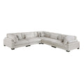  Manufacturer Color_Beige -- Tinley 9555BEG*53CR2AC 5 pc Modular Sectional IMAGE 1