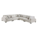  Manufacturer Color_Beige -- Tinley 9555BEG*53CR2AC 5 pc Modular Sectional IMAGE 1
