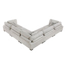  Manufacturer Color_Beige -- Tinley 9555BEG*53CR2AC 5 pc Modular Sectional IMAGE 3