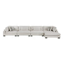  Manufacturer Color_Beige -- Tinley 9555BEG*4CR2ACVC 4 pc Modular Sectional with Chaise IMAGE 3