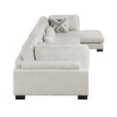  Manufacturer Color_Beige -- Tinley 9555BEG*4CR2ACVC 4 pc Modular Sectional with Chaise IMAGE 5