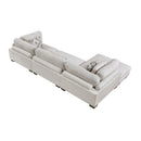  Manufacturer Color_Beige -- Tinley 9555BEG*3CRACVC 3 pc Modular Sectional with Chaise IMAGE 10