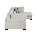  Manufacturer Color_Beige -- Tinley 9555BEG*3CRACVC 3 pc Modular Sectional with Chaise IMAGE 5