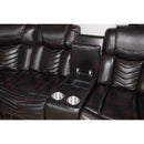  Homelegance Ramone 9508DB*SCPW 3 pc Power Reclining Sectional with Consoles, Speakers, Subwoofer and LED Lighting IMAGE 10